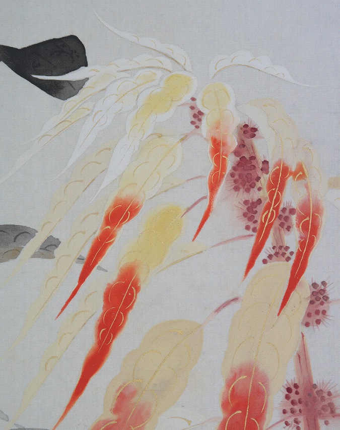 お値段ご相談ください】吉田秋光 雪中雀 掛軸 吉田秋光 秋晩 | 掛軸