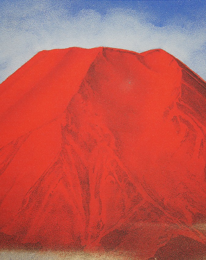 広森雄 雲海赤富士 [P10号] | 掛軸(掛け軸)販売／表装ご依頼は掛軸