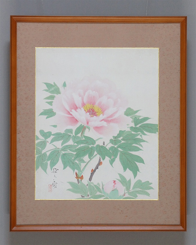 野々内保太郎 牡丹 [6号] (新品額) | 掛軸(掛け軸)販売／表装ご依頼は