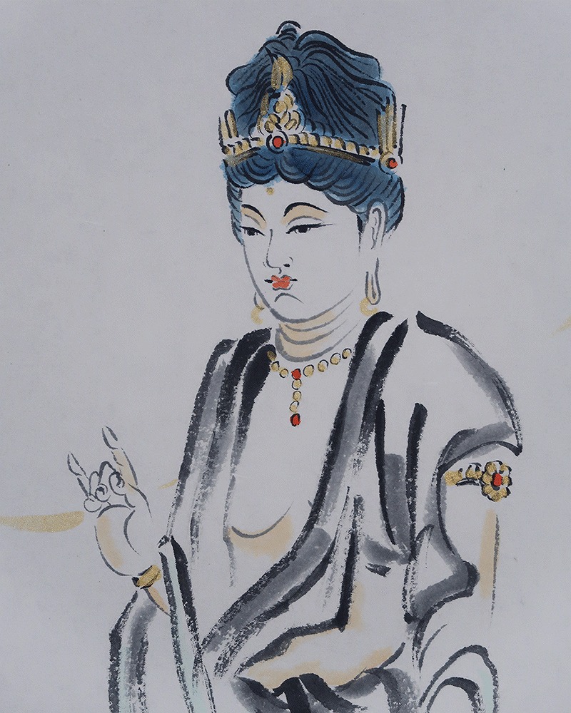 松本大圓 観世音菩薩 福寿海無量 | 掛軸(掛け軸)販売／表装ご依頼は