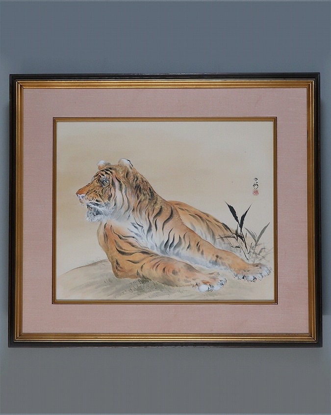 石黒雲峰 猛虎 [12号] | 掛軸(掛け軸)販売／表装ご依頼は掛軸いっぷく