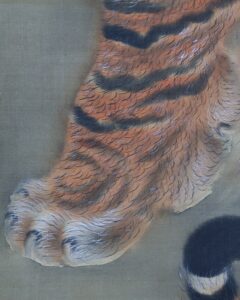 新谷鐵僊 猛虎圖 | 掛軸(掛け軸)販売／表装ご依頼は掛軸いっぷく掛軸