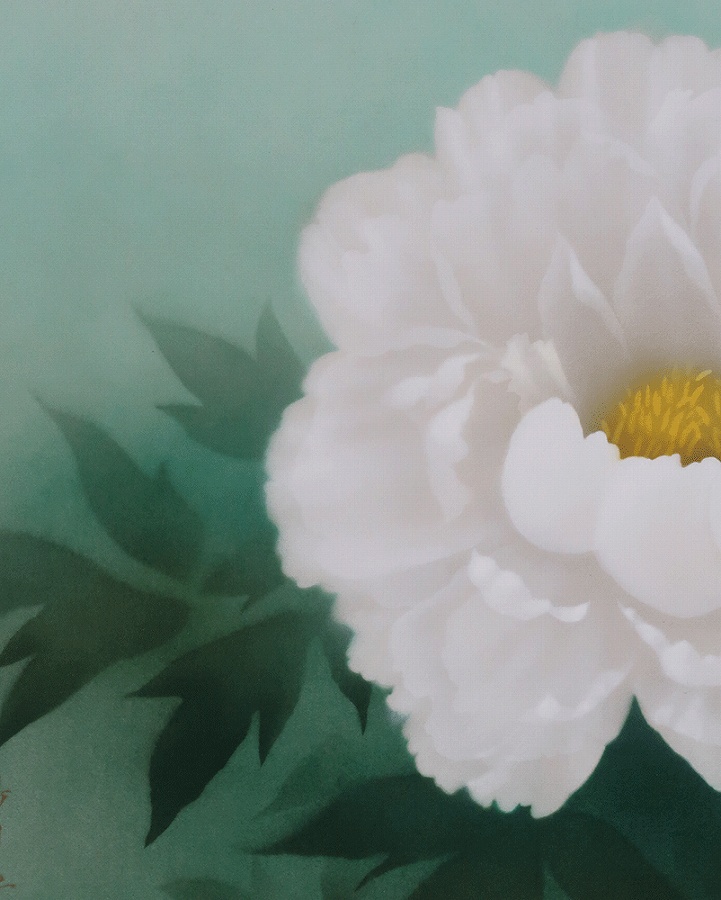 中川幸彦 富貴花 | 掛軸(掛け軸)販売／表装ご依頼は掛軸いっぷく掛軸