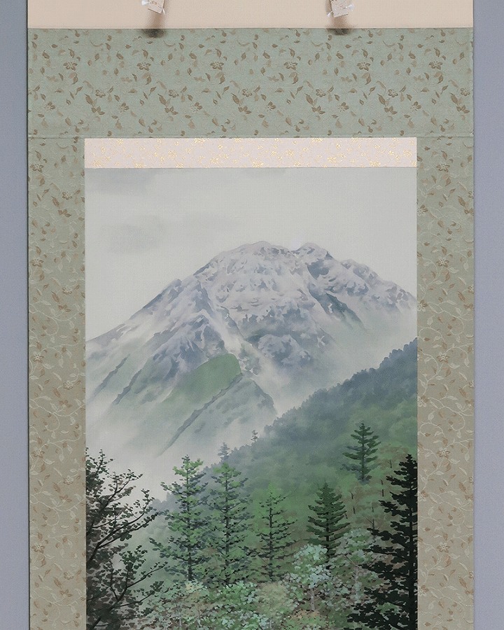 小暮成起 青緑山水 | 掛軸(掛け軸)販売／表装ご依頼は掛軸いっぷく掛軸