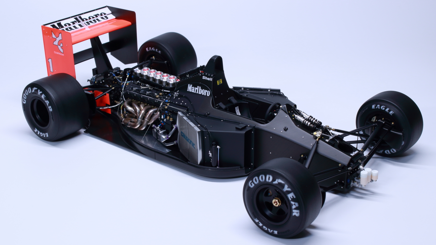 完成 1/12 Mclaren MP4/6 NO.3 メカニカル部分 | Kenji's Scale Model