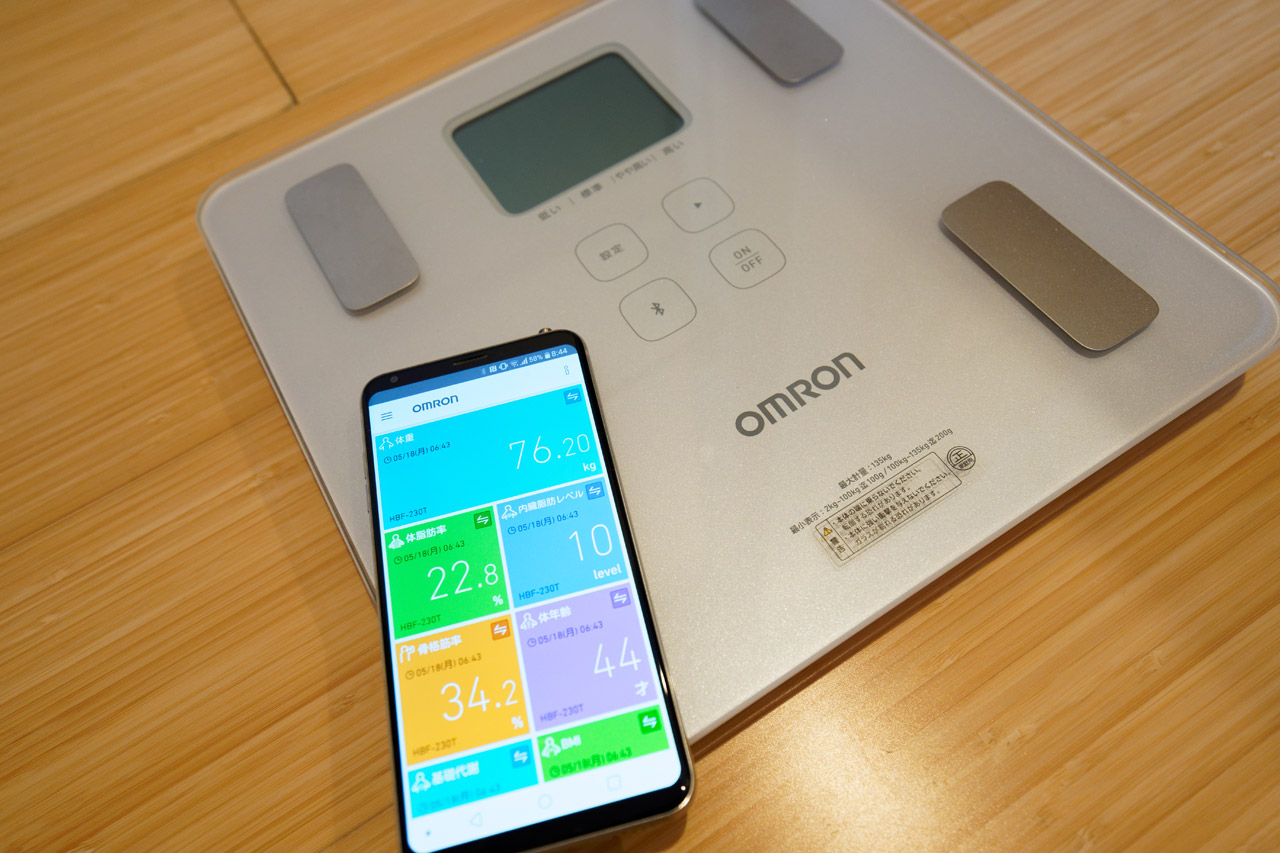 在宅続きでヤバくなりそうな体重をスマート体組成計で厳重監視