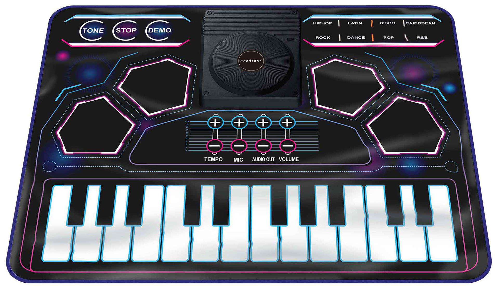 DJ＆ピアノ・プレイマット OTSPM-02DJ｜ONETONE 国内公式サイト