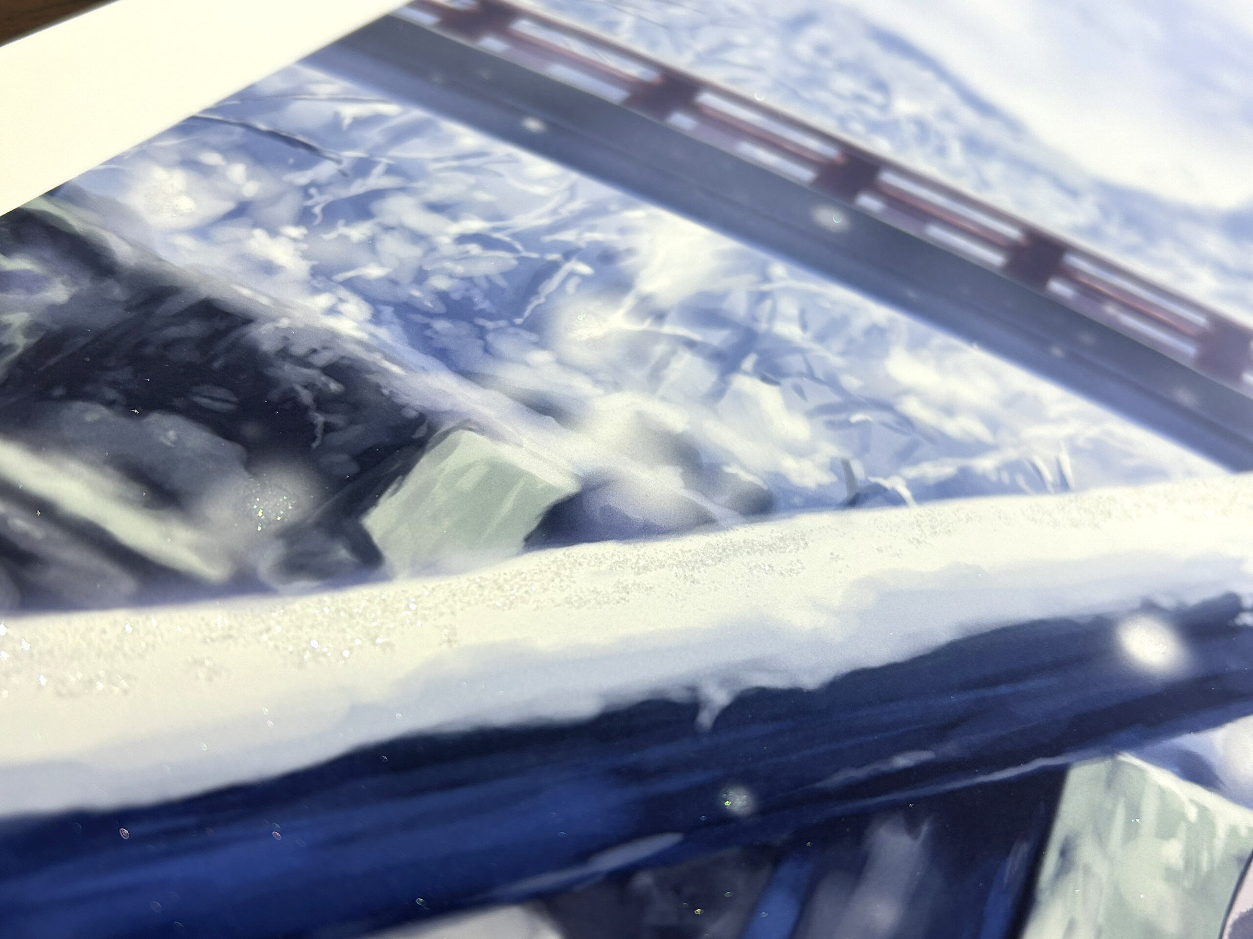 新作版画紹介】珈琲貴族先生『雪花の路』 | 神絵祭