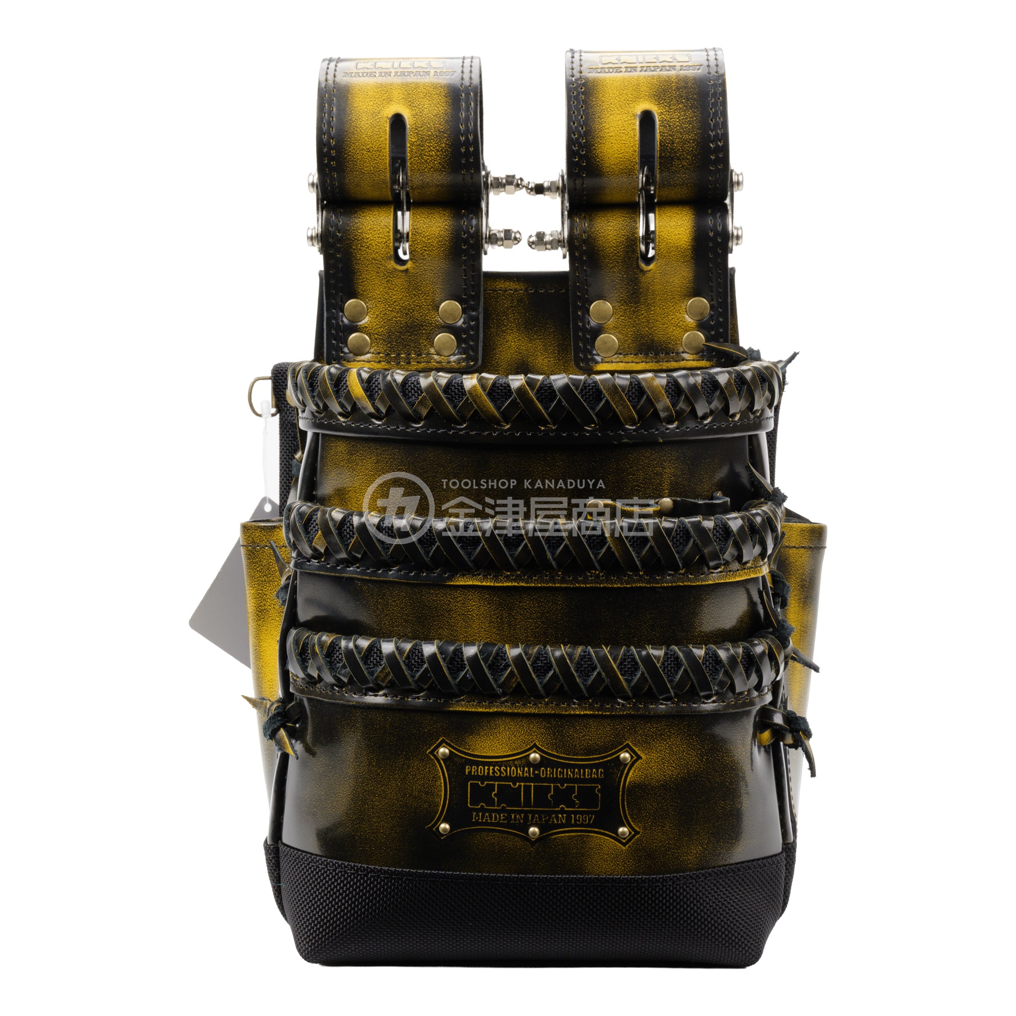 ニックス(KNICKS) アドバンガラス革3段腰袋 底・縁補強タイプ ADV