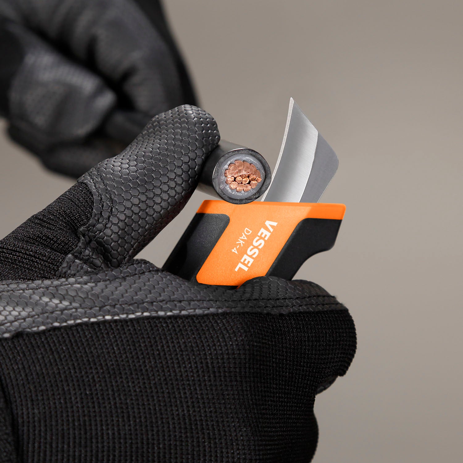 ベッセル 電工アジャストナイフ（鎌形刃） No.DAK-4