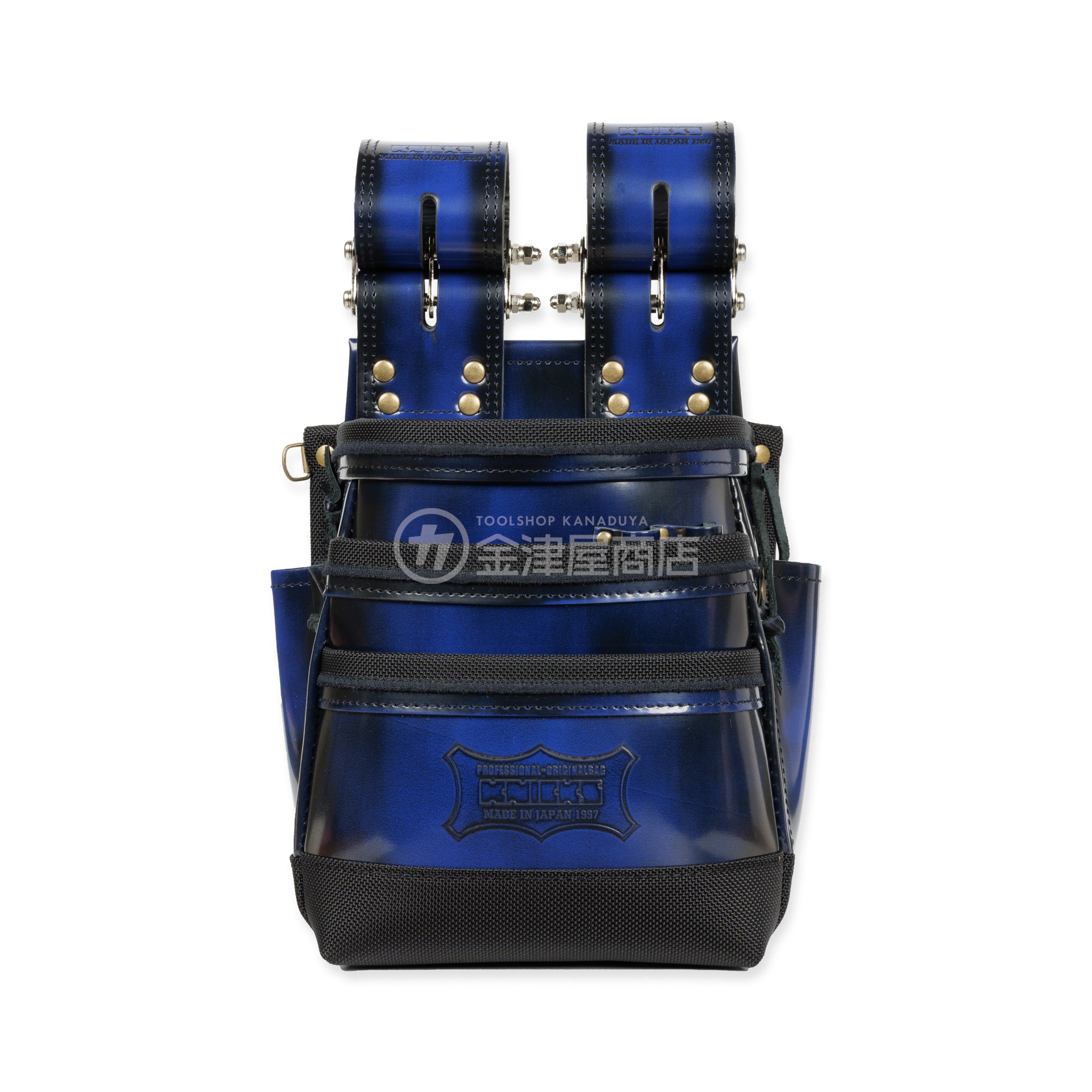 ニックス(KNICKS) アドバンガラス革3段腰袋 底・縁補強タイプ ADV-301DDX