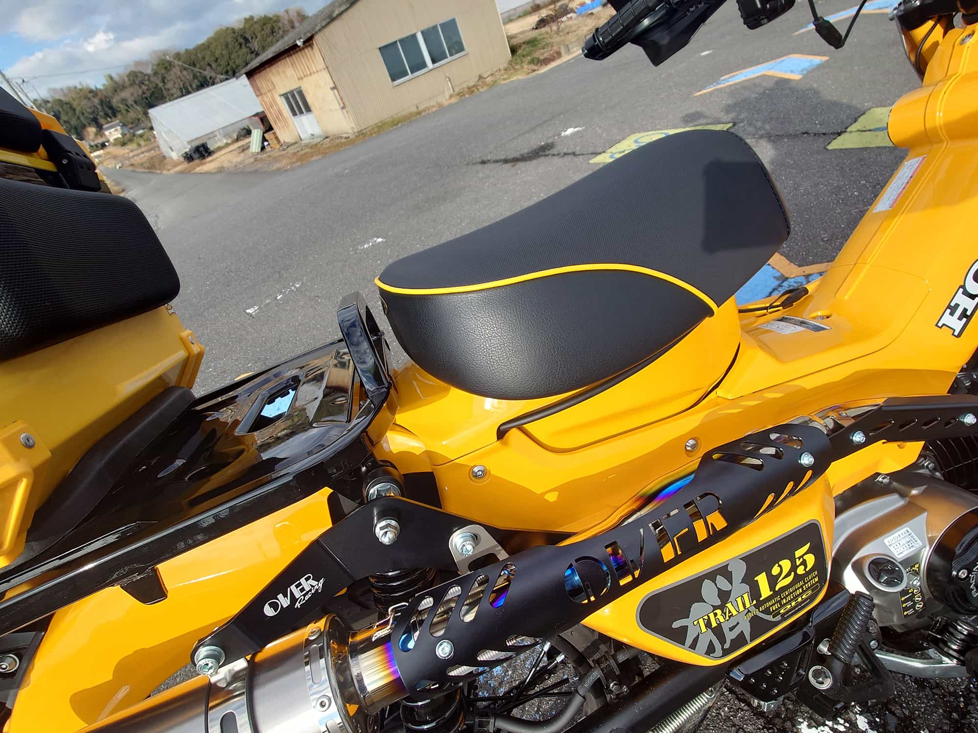 K＆H CT125 JA55 JA65 ハンターカブ そら豆ハイシートパイピング CT125