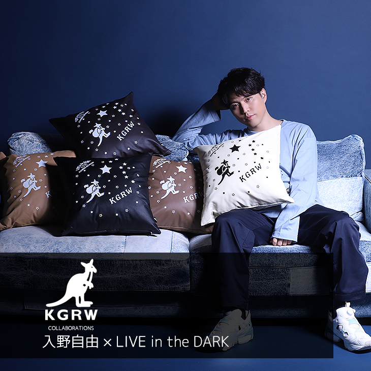 入野自由 × LIVE in the DARK × KANGOL REWARDコラボ企画！クッション