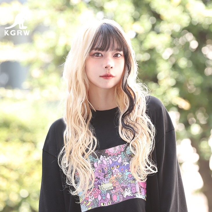 完全受注生産】 みゆはん×KANGOL REWARDコラボ企画第2弾！長袖Tシャツ