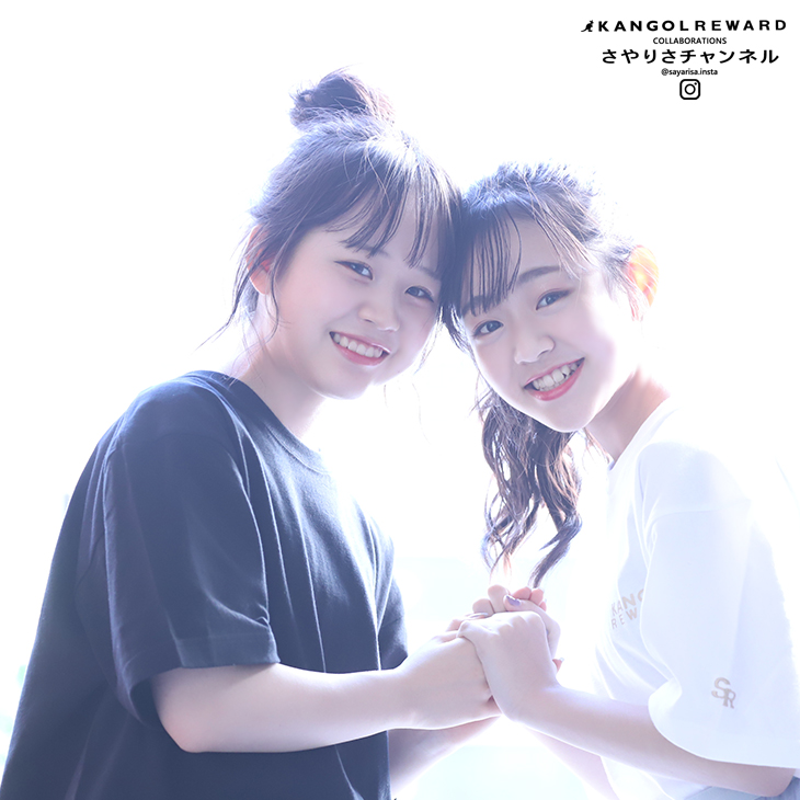 さやりさチャンネル × KANGOL REWARDコラボ デニムトートバッグ