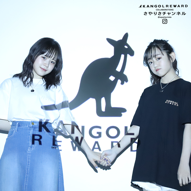 さやりさチャンネル × KANGOL REWARDコラボ デニムトートバッグ
