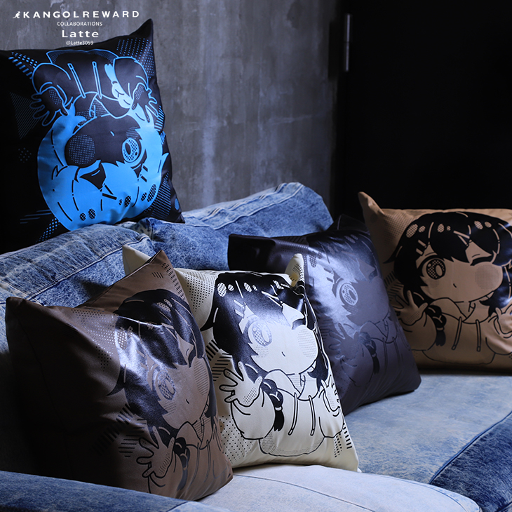 Latte×KANGOL REWARDコラボ クッション