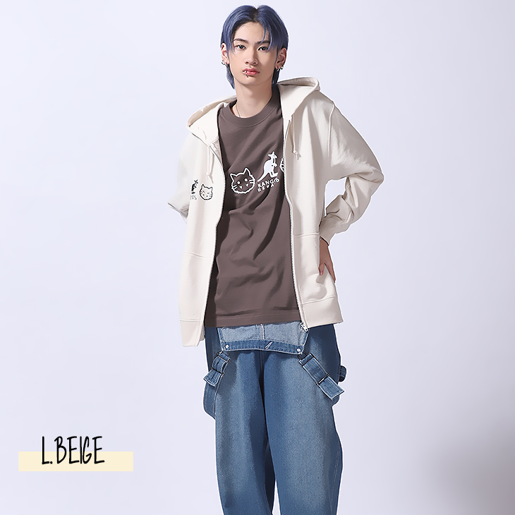 完全受注生産】市村優汰×KANGOL REWARDコラボ ZIPパーカー