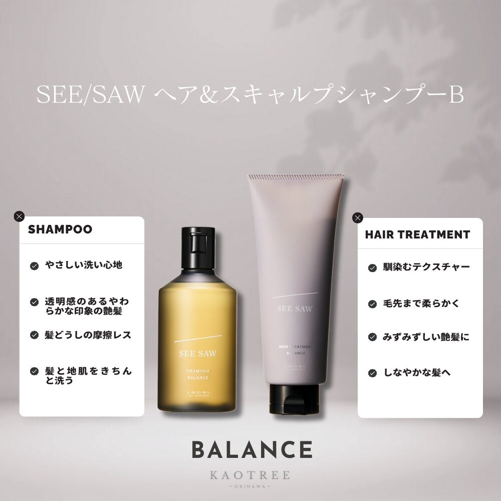 SEE/SAW シーソー ヘアトリートメントB（バランス）800ml 詰替用