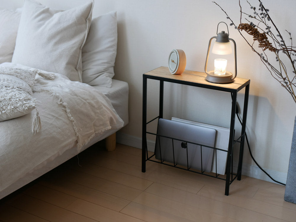 POSH LIVING/ポッシュリビング＞マガジンラック ブラック – カチモ