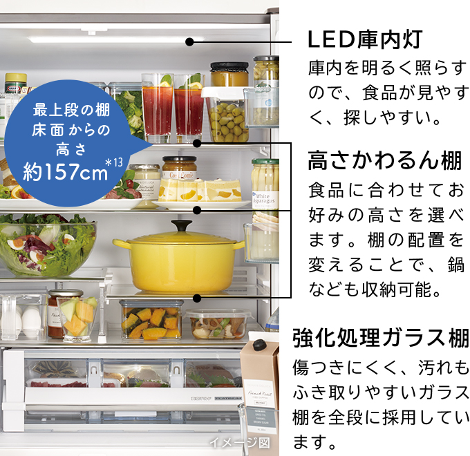 真空チルド HWシリーズ ： 冷蔵庫 ： 日立の家電品