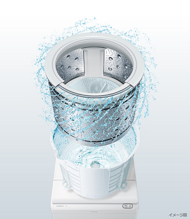 特長：自動おそうじ ： 全自動洗濯機 ビートウォッシュ BW-X120G