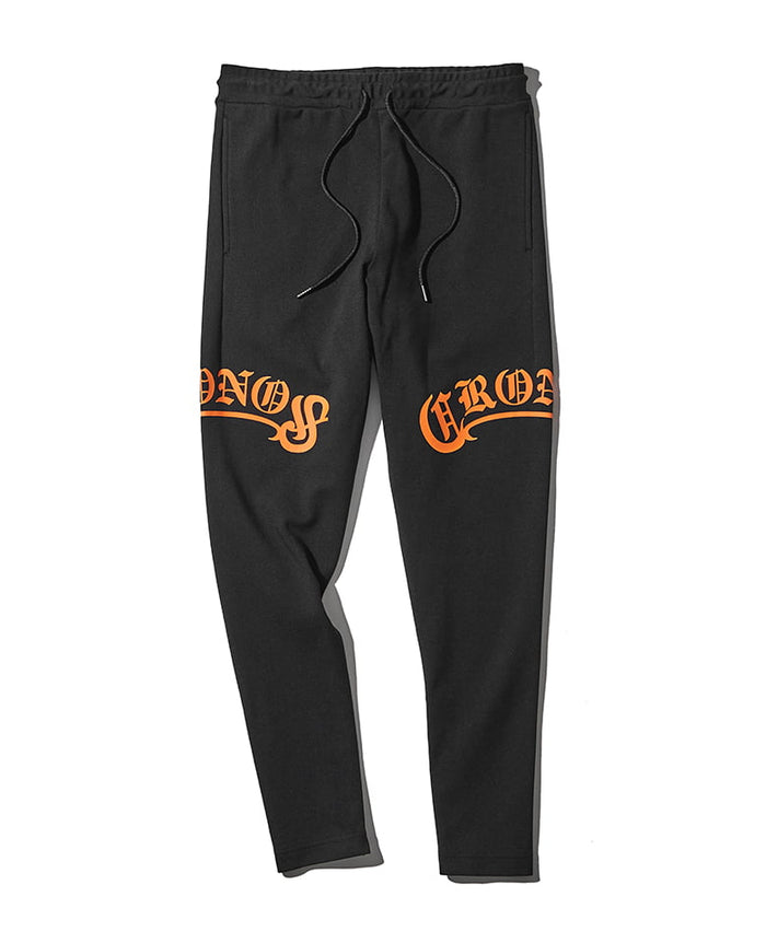 クロノス アーチ ブラックレター ロング パンツ – 買えるLEON