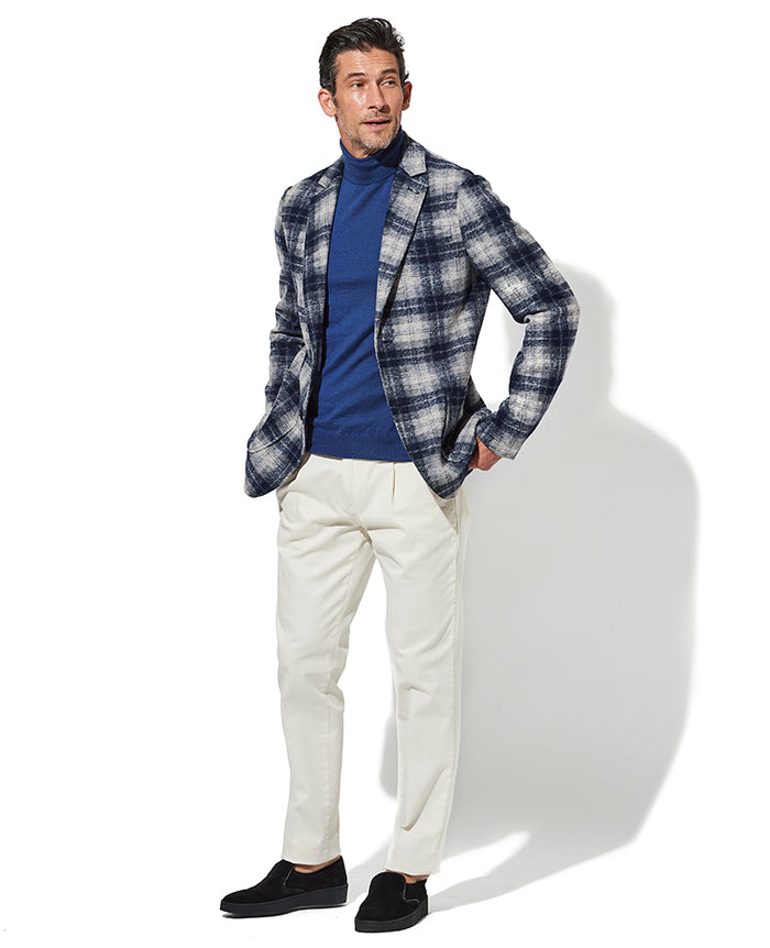 チェック柄ジャケット – 買えるLEON