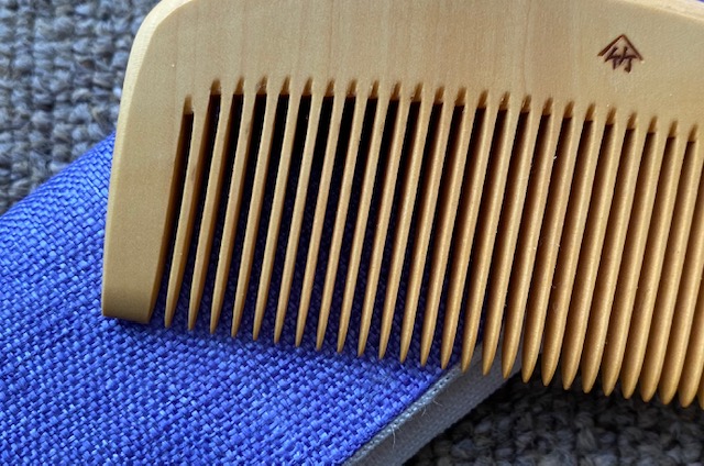 つげ櫛】中川政七商店で購入した麻袋付きつげ櫛。 | いろどり暮らし