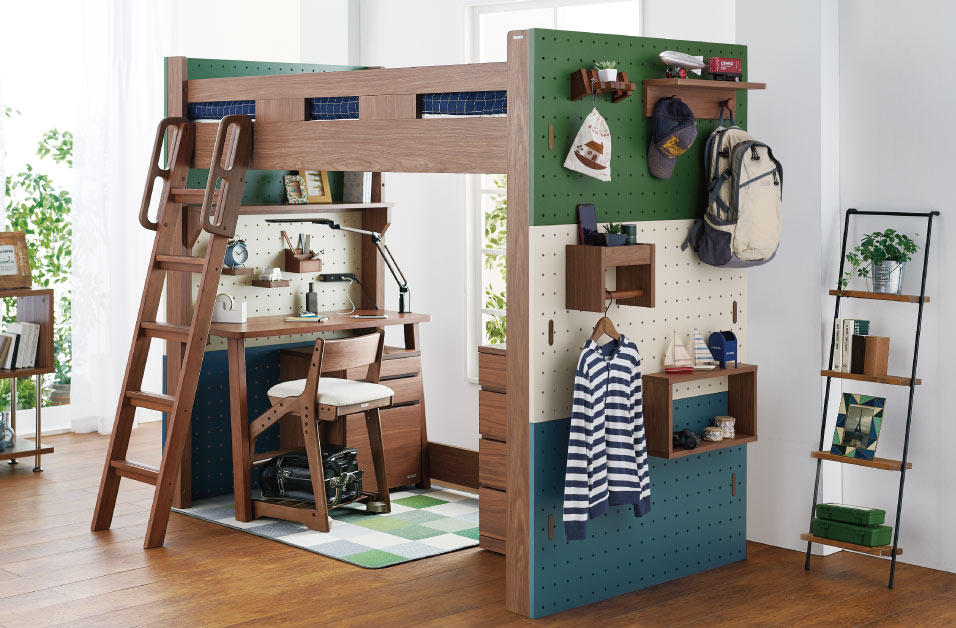 学習机とベッドはセットがいい？ロフトベッドの選び方 | 学習机