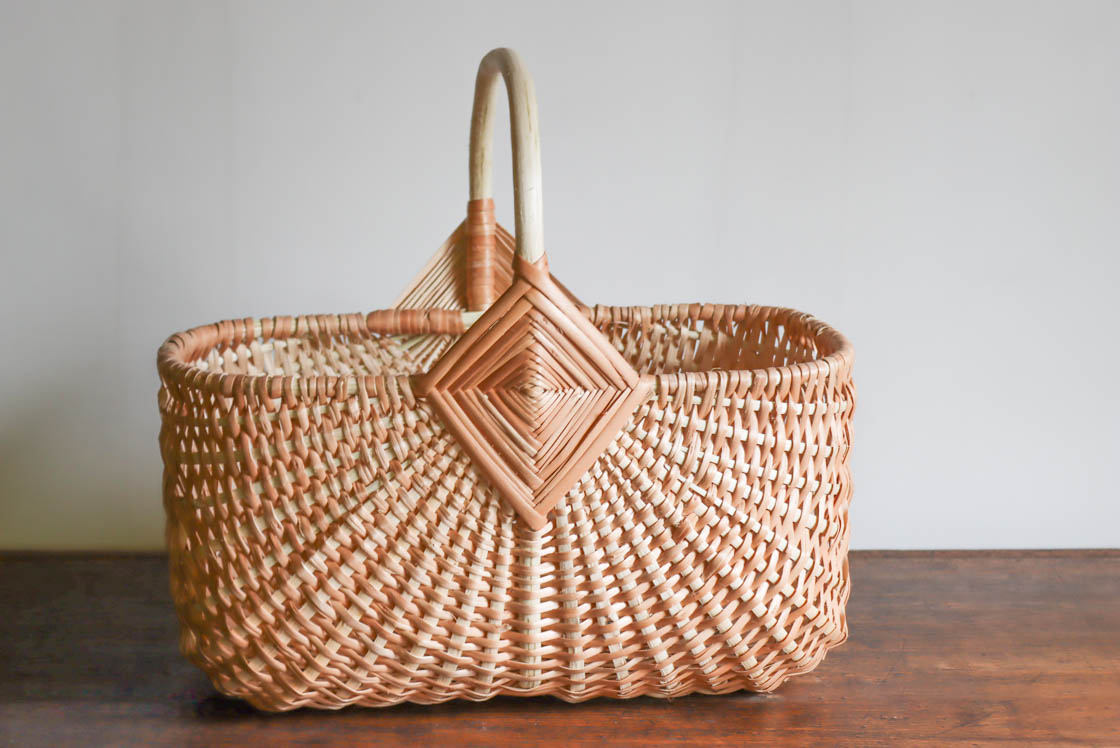 ラトビア ハンドルバスケット (L)