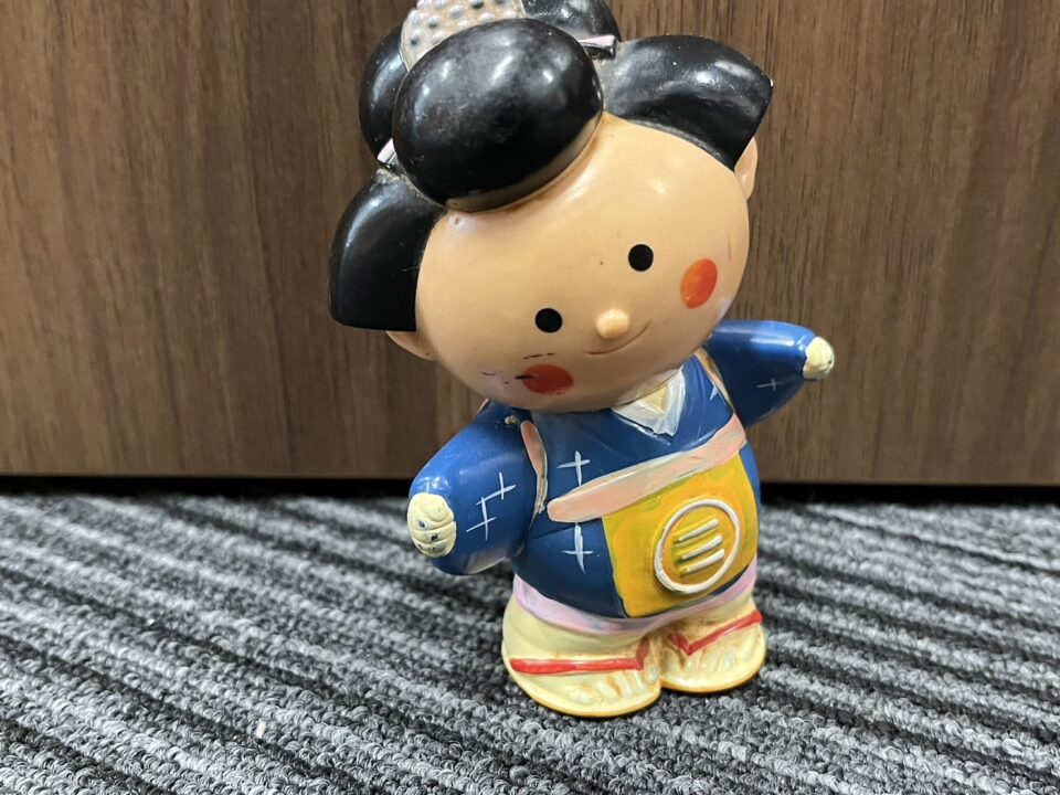 極美品 昭和レトロ 励まし人形 りょうまくん初代 1985年 新品 当時物12