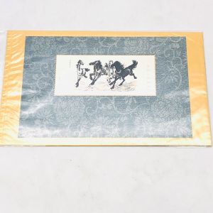 プレミア切手（見返り美人、月に雁、写楽、ビロードを吹く女性）4種