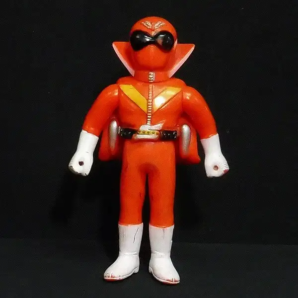 買取】ポピー 当時物 秘密戦隊ゴレンジャー ソフビ アカレンジャー