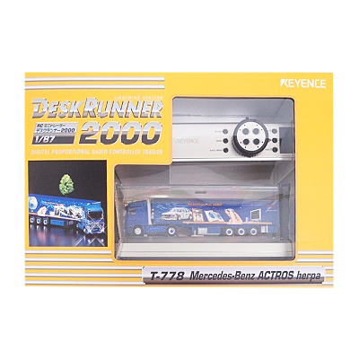 参考価格】キーエンス 1/87 RCミニトレーラー デスクランナー2000