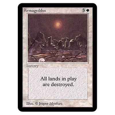 参考価格】MTG LEB ハルマゲドン/Armageddon (英) | カード | 相場金額