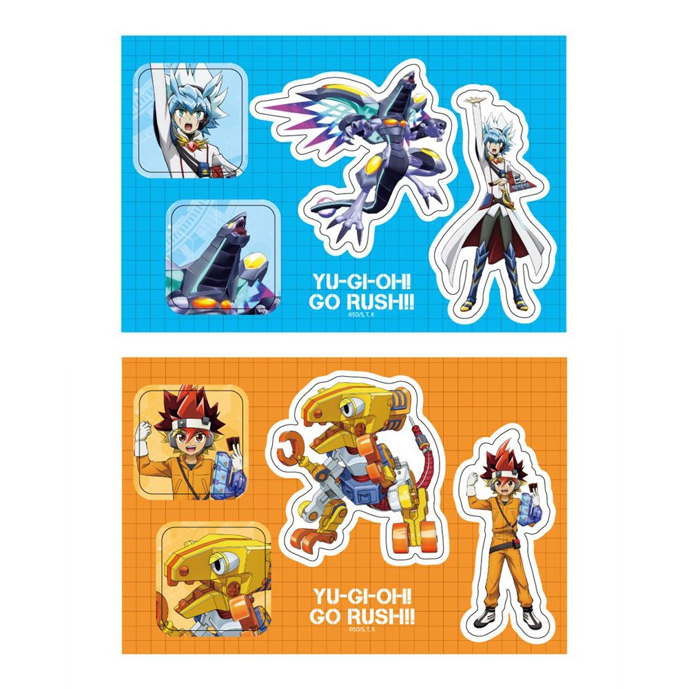 PETANTシール「遊☆戯☆王ゴーラッシュ！！」（全2種） | KAIBA