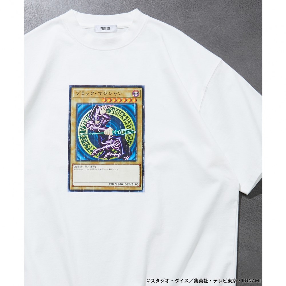 遊☆戯☆王DM×PUBLUX Print Tee(ブラック・マジシャンプリント