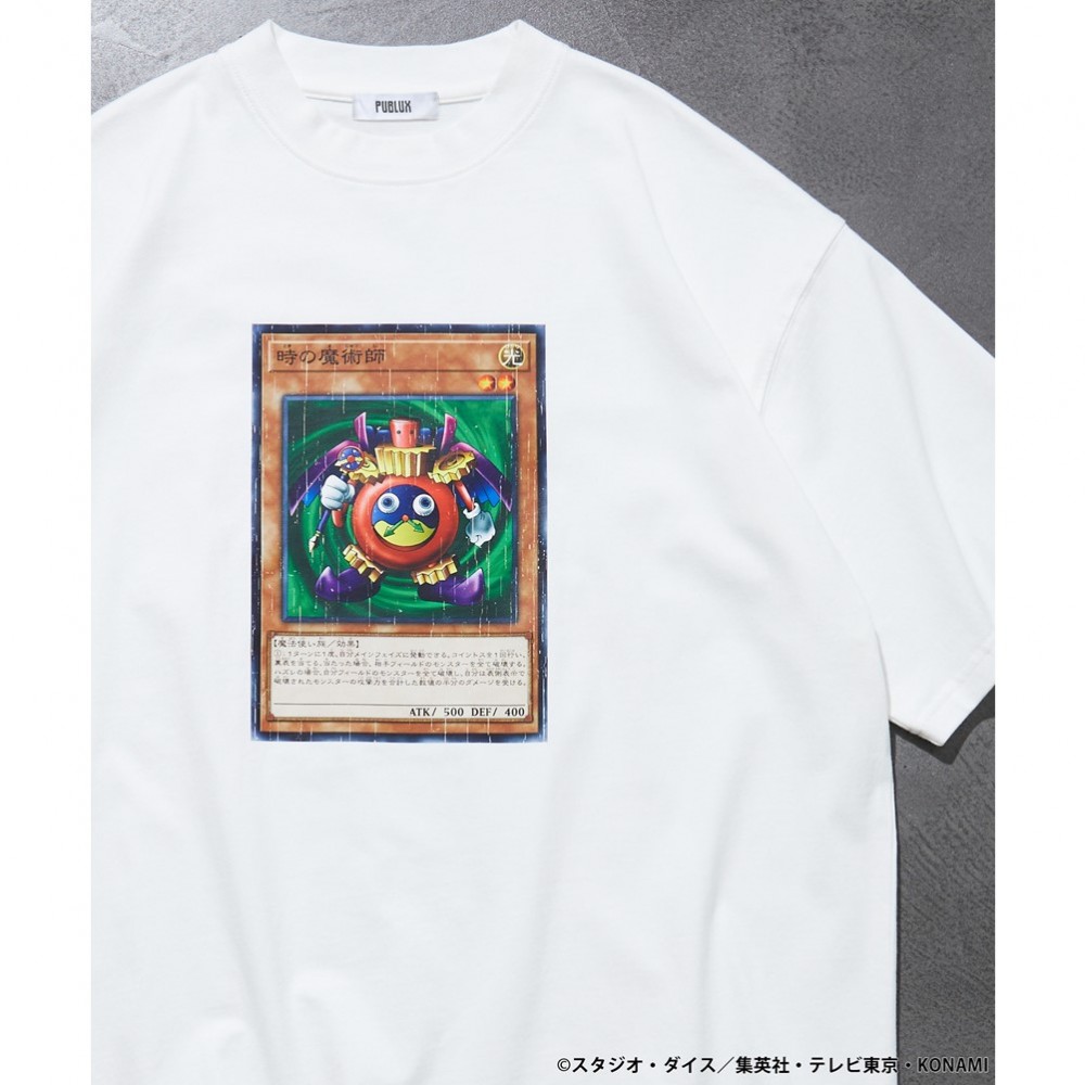 遊☆戯☆王DM×PUBLUX Print Tee(時の魔術師プリント) | KAIBA