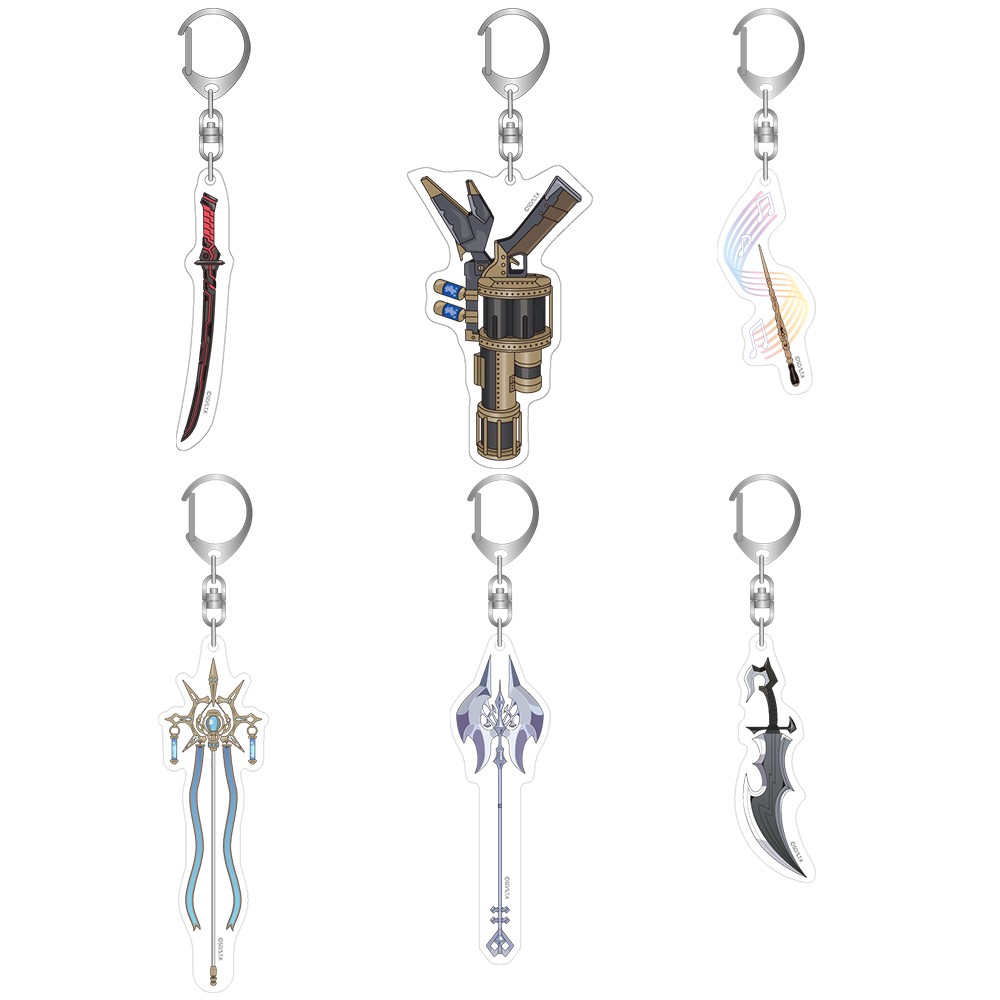 遊戯王カードゲーム25周年 モンスター武器アクリルチャーム（全6種