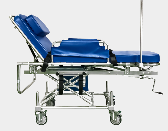 公式】らく段・ウエルキャリーで段差解消・搬送用ストレッチャーの開発