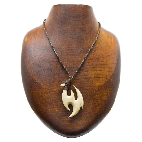 クジラ歯 フックネック【5-特大】ネックレス – 海想