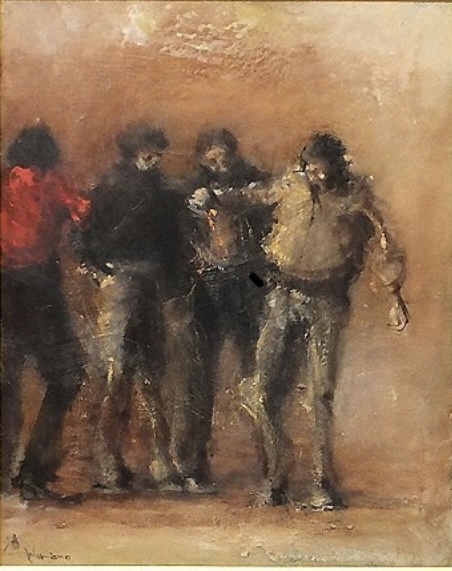 平野 遼 「四人の子供」 - カジキ美術