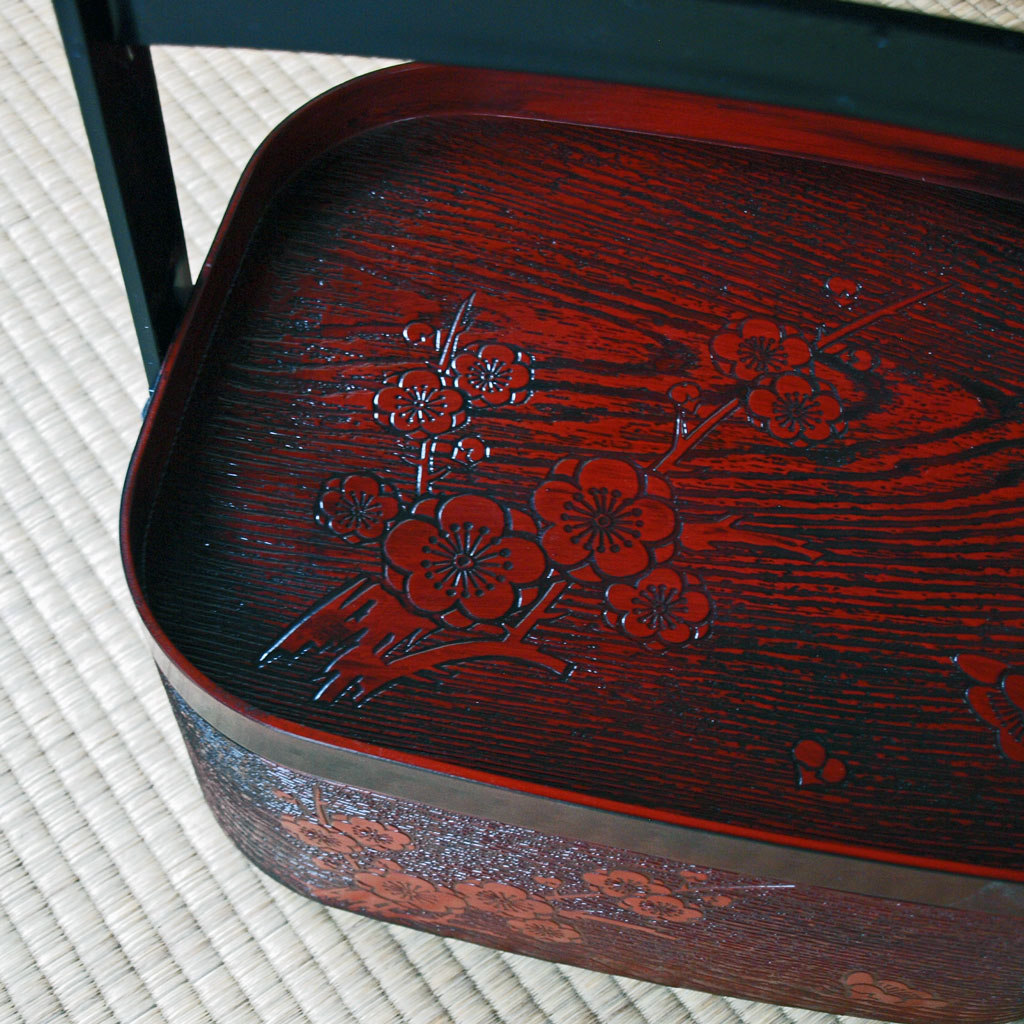 茶櫃・手提げ・梅絵・昭和レトロ・ノスタルジック・PC – かく丸漆器問屋EC