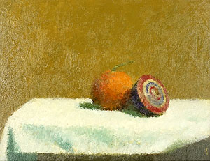 中村清治「静物」油彩6号