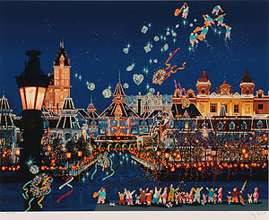 ヒロ・ヤマガタ「ミレニアム」版画 51.5×66cm