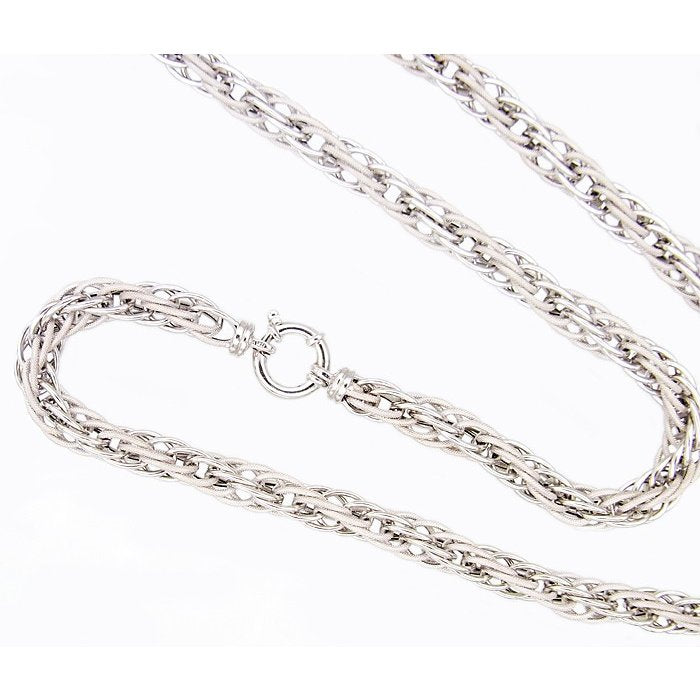 K18ホワイトゴールド ネックレス 70cm イタリア製– ジュエリー柿屋