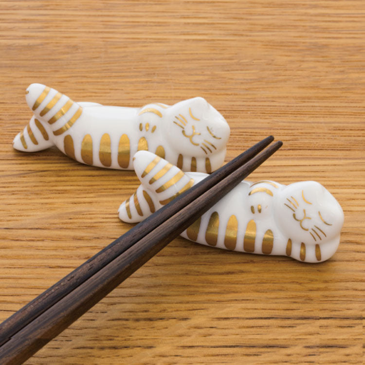 リサラーソン LisaLarson ねるねこ 箸置きセット 金 リサ・ラーソン