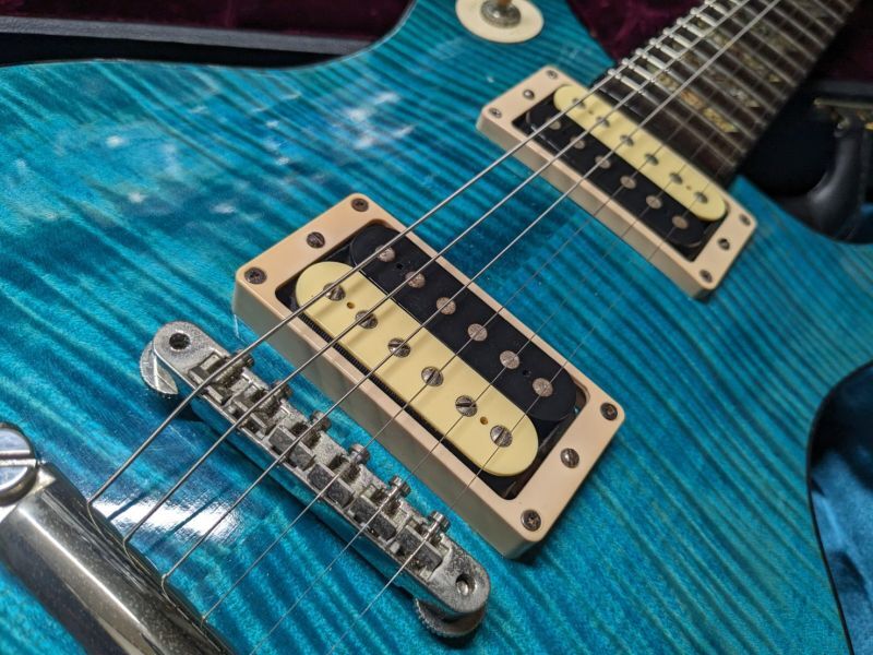 Gibson Custom Shop / Tak Matsumoto DC Standard Flame Top Aqua Blue