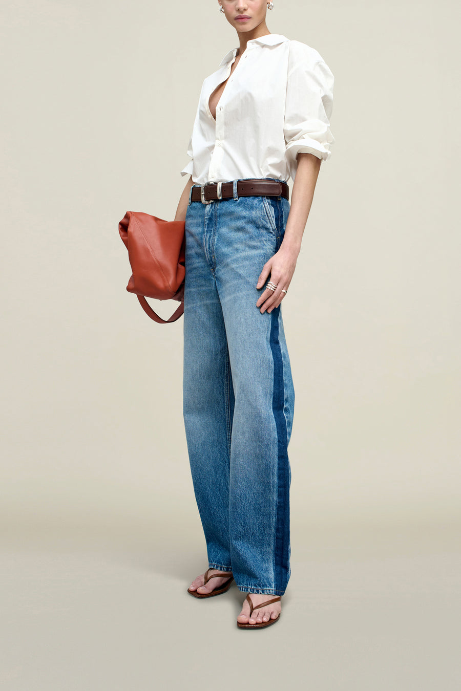Column Leg Jeans in Cotton Denim – KALLMEYER